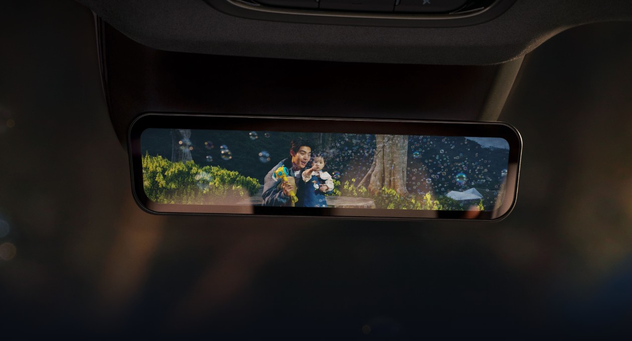 Rétroviseur vidéo avec caméra grand angle²