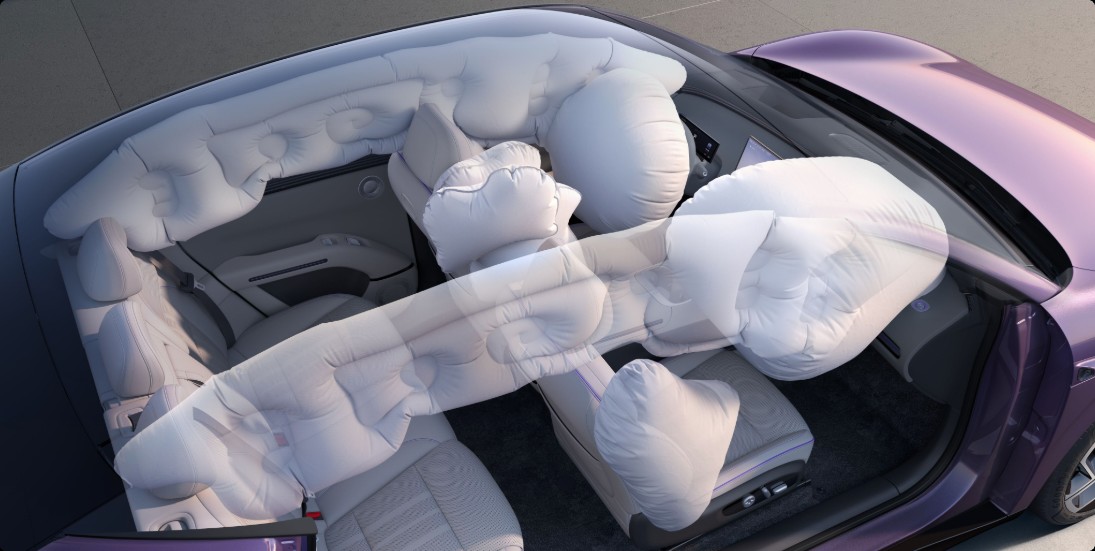7 airbags de série